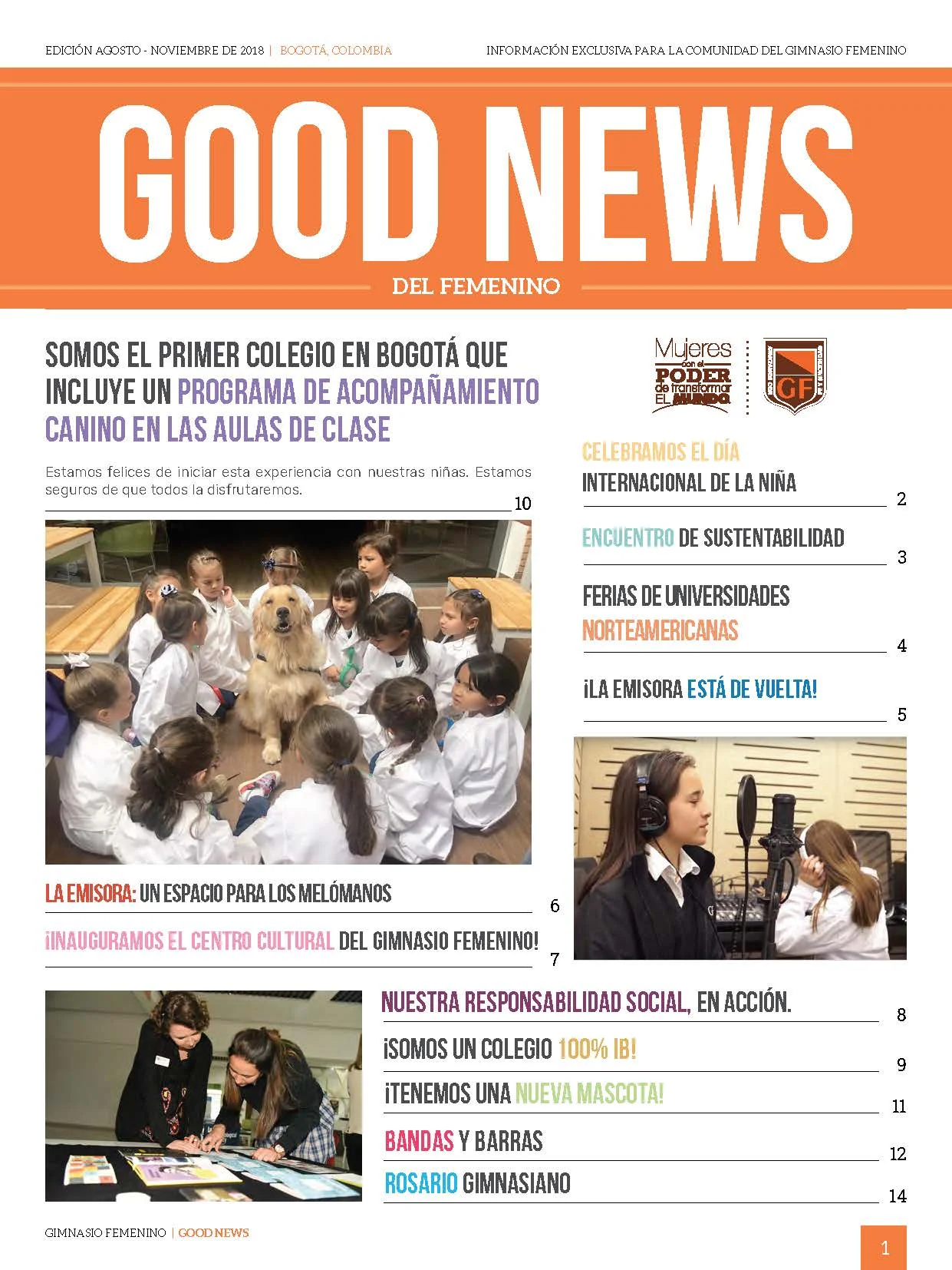Good News – Agosto–noviembre 2018