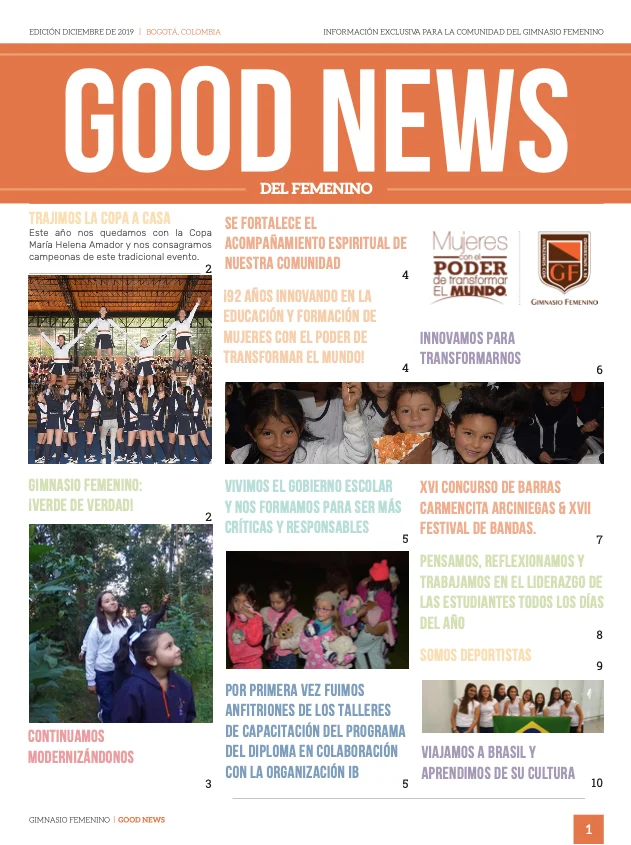 Good News – Diciembre 2019